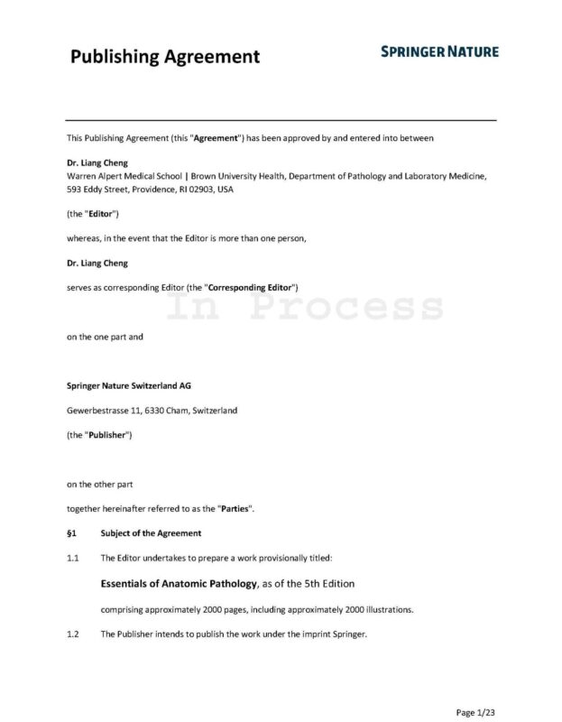 Liang Cheng: Fifth Edition of Essentials of Anatomic Pathology