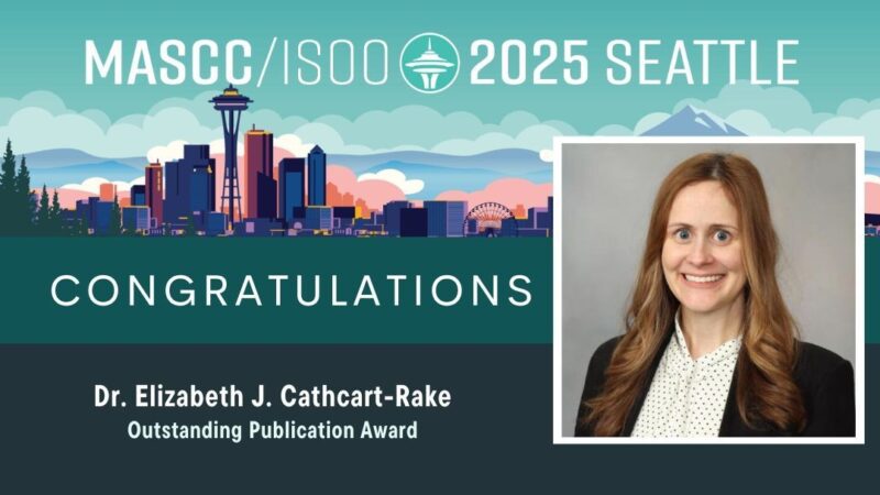 Elizabeth Cathcart-Rake Is the recipient of the 2025 Outstanding Publication Award – MASCC