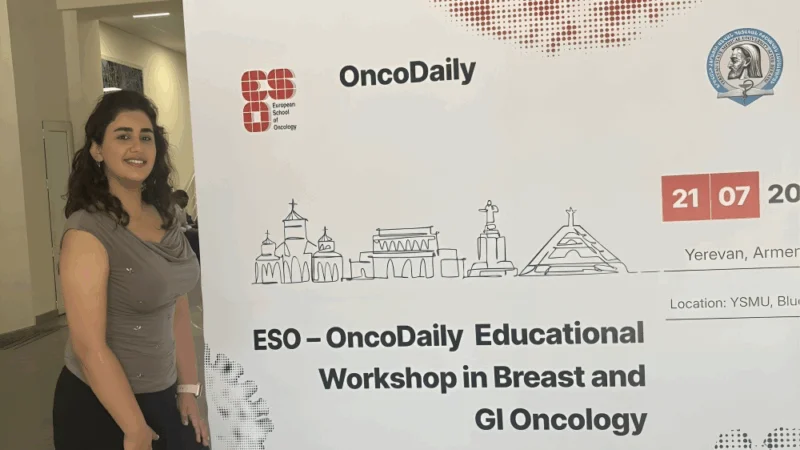 Hasti Donyagardrad: Excited to be Volunteering at the ESO-OncoDaily Educational Workshop