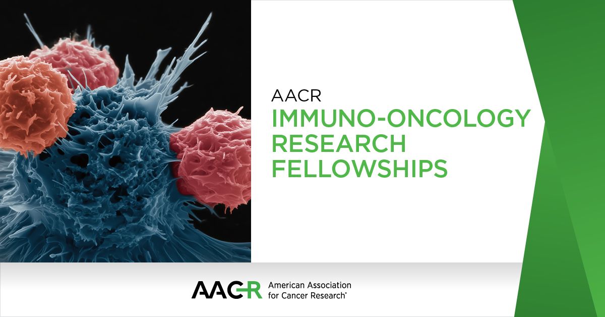 The AACR Immuno-Oncology Research Fellowships Provide $130,000 to Support Clinical Fellows