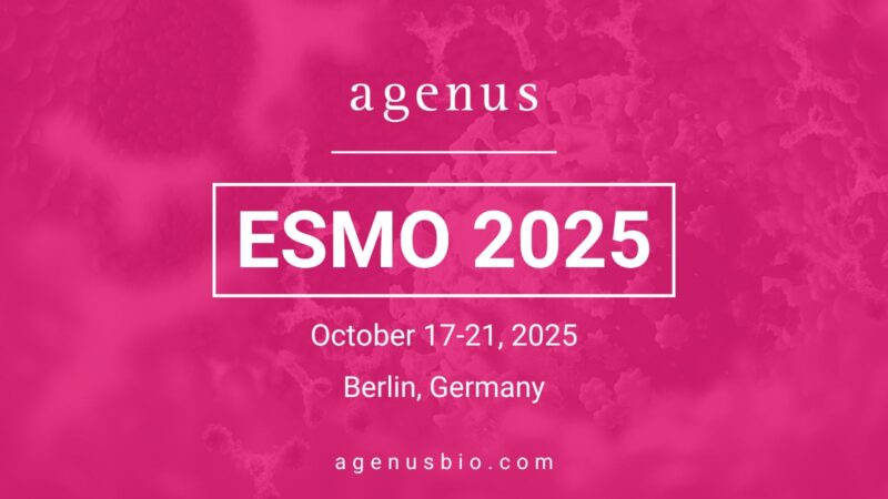 Agenus Will Present Survival Plateaus For Metastatic Solid Tumors At ESMO25