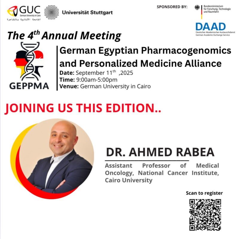 Hend El Tayebi: Honored to Welcome a True Leader in the Field of Personalized Medicine at GEPPMA 2025