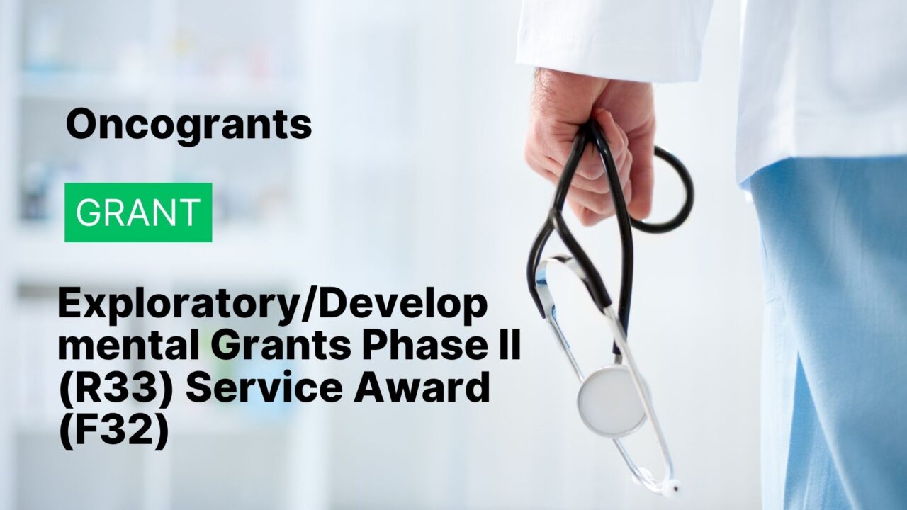 Exploratory/Developmental Grants Phase II (R33)