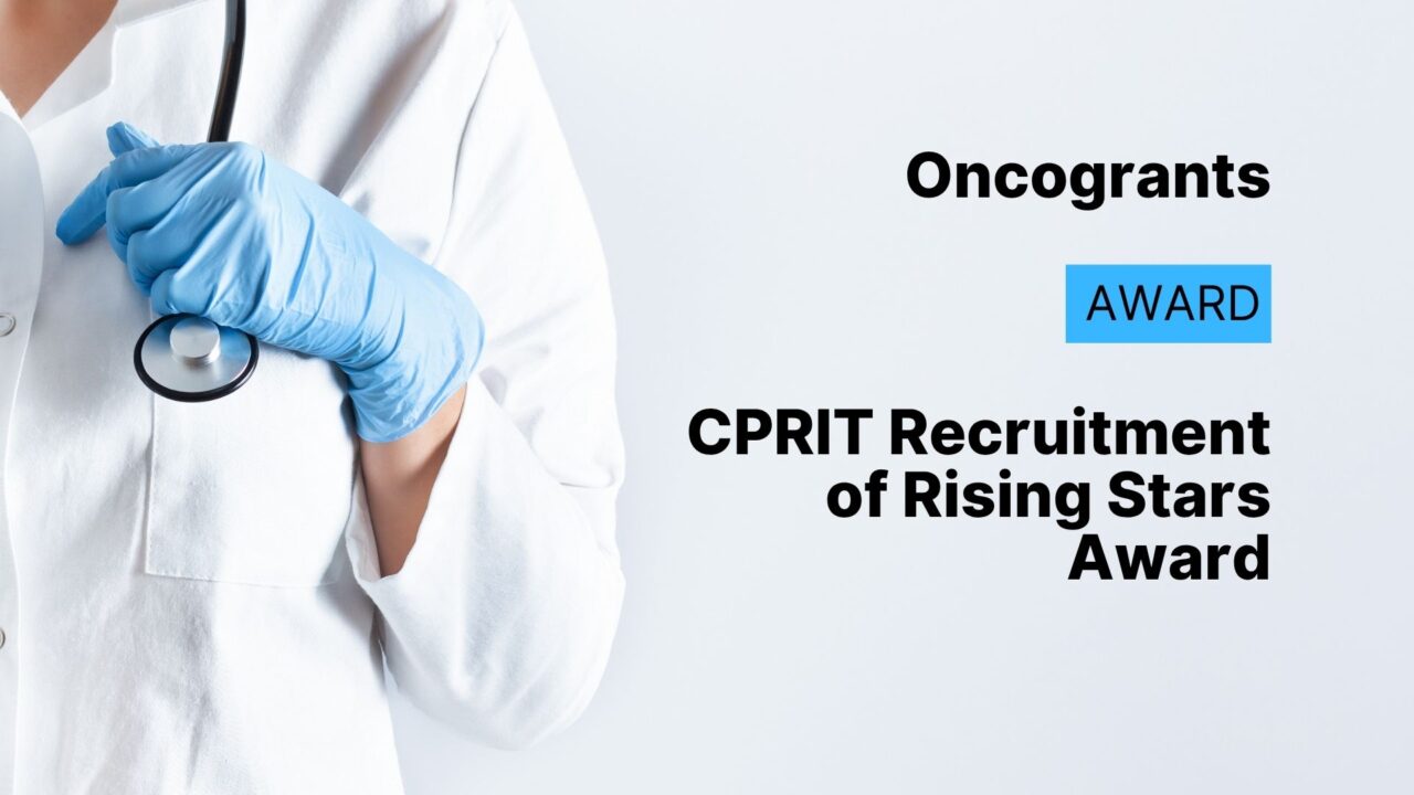 CPRIT Recruitment of Rising Stars Awar