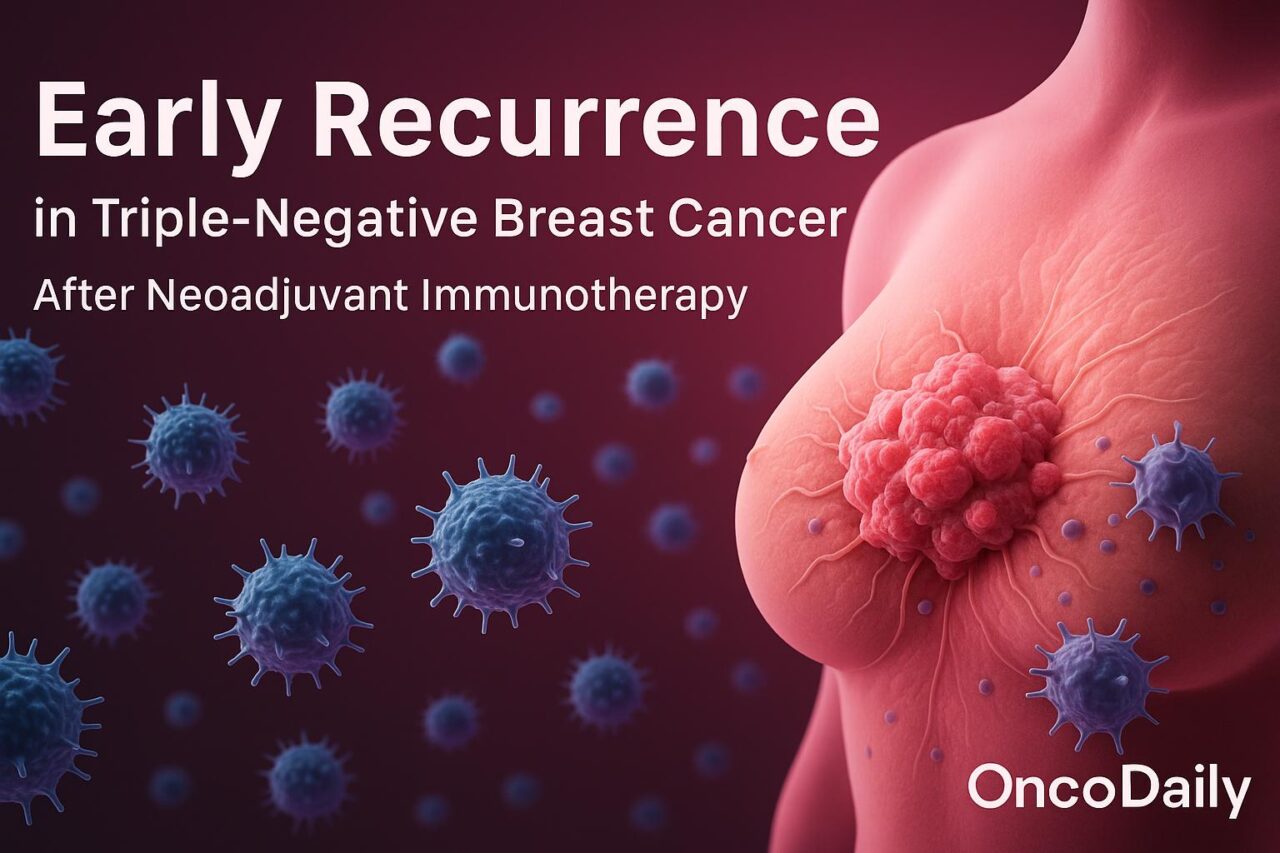 Early Recurrence in Triple-Negative Breast Cancer After Neoadjuvant Immunotherapy