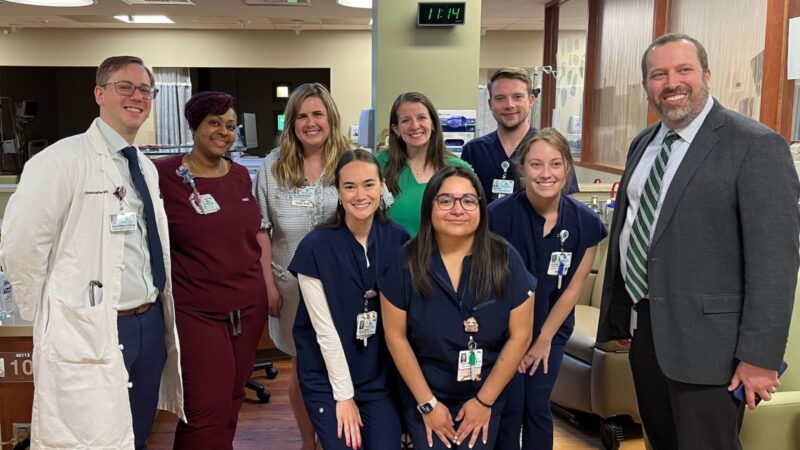 Ruben Mesa: Celebrating a major milestone for the expansion of our Transplant and Cellular Therapy Program to Out patient Transplants