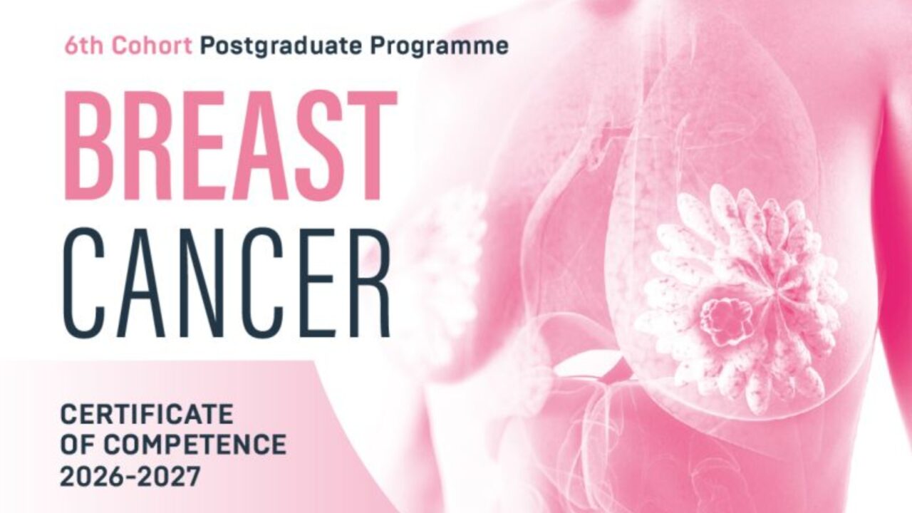 Applications are open for the Certificate of Competence in Breast Cancer – European School of Oncology
