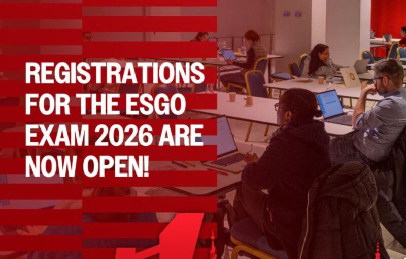 Applications for the next ESGO Exam are open – European Society of Gynaecological Oncology