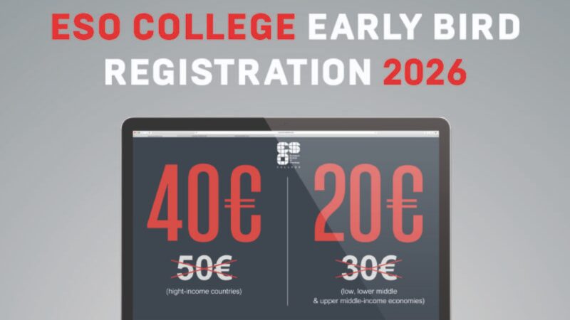 Time to Renew Your ESO College Membership for 2026