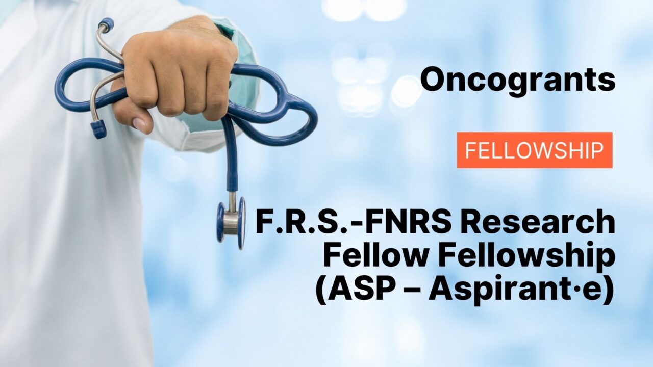 F.R.S.-FNRS Research Fellow Fellowship (ASP – Aspirant·e)