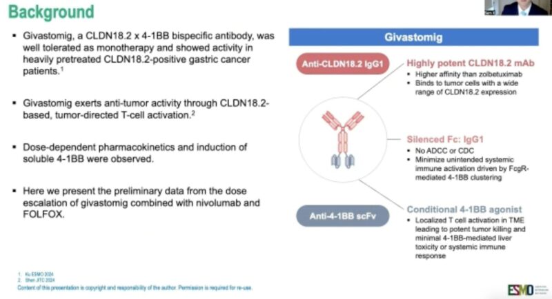 Galip Can Uyar: Givastomig plus Nivolumab plus mFOLFOX in Metastatic GEC (Phase I/II)