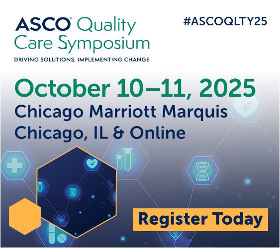 Muhammad Ahtizaz Ahmed: Our Abstract Has Been Accepted For Poster Presentation at the ASCO Quality Care Symposium 2025