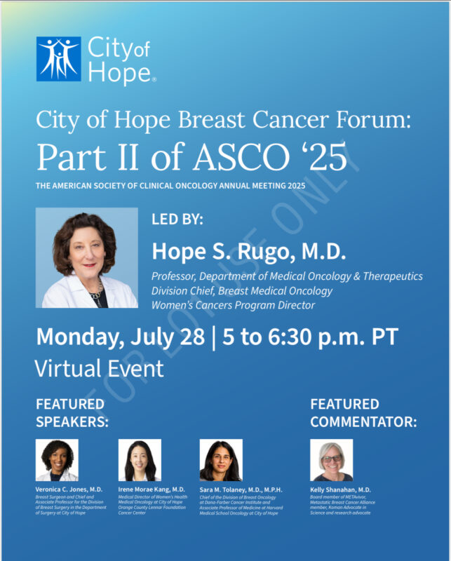 City of Hope breast cancer forum