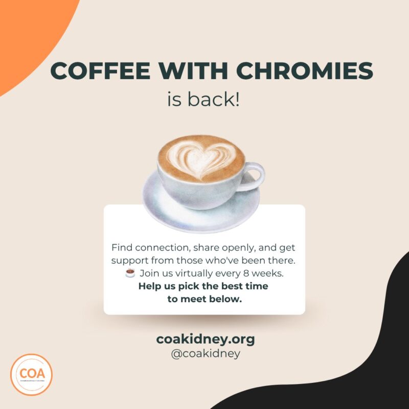 Katie Coleman: Coffee with Chromies Is Back