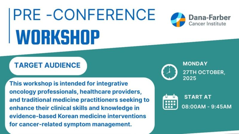 Evidence-Based Guidelines for Korean Medicine in Cancer-Related Symptom Management – SIO