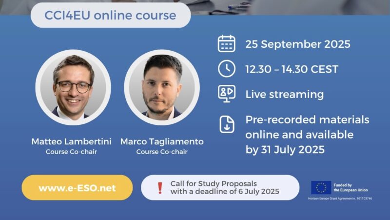 ESO Promotes CCI4EU Study Proposal Call for Early-Career Oncology Researchers
