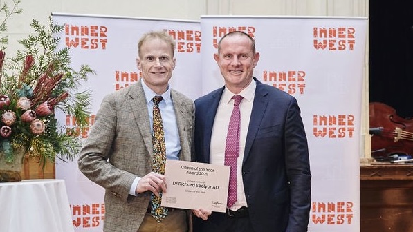 Richard Scolyer Receives the 2025 Inner West Citizen of the Year award