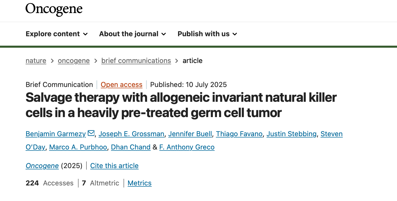 nature oncogene