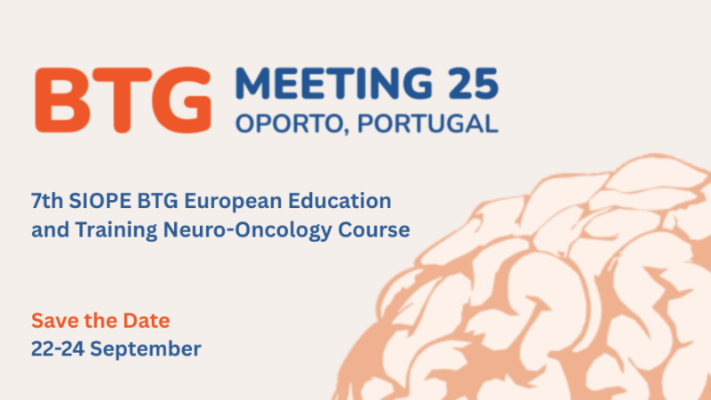 7th SIOPE Brain Tumor Group European Education and Training Neuro-Oncology Course – AIEOP