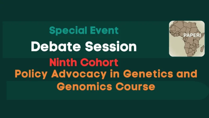 Wafaa M Rashed: 9th cohort of Policy Advocacy in Genetics and Genomics Course