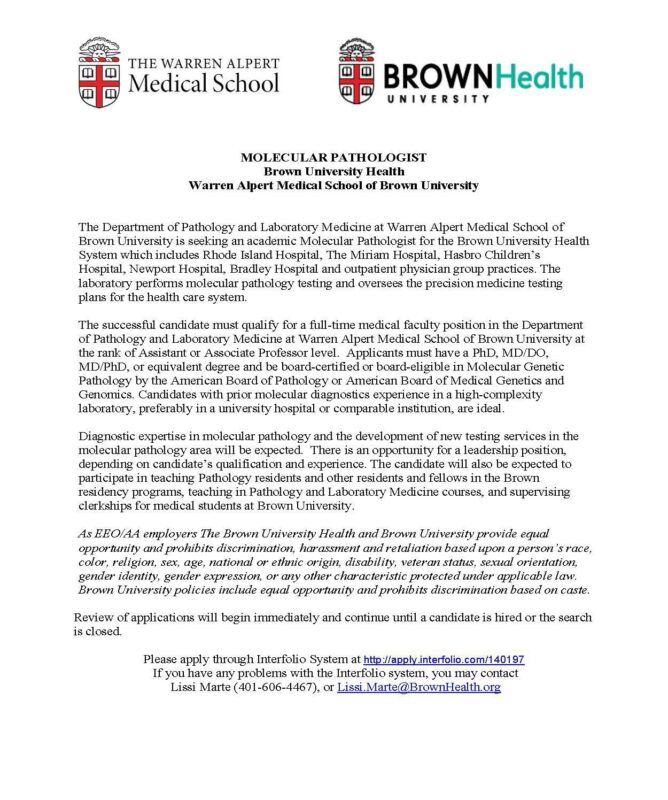 Molecular Pathologist 
