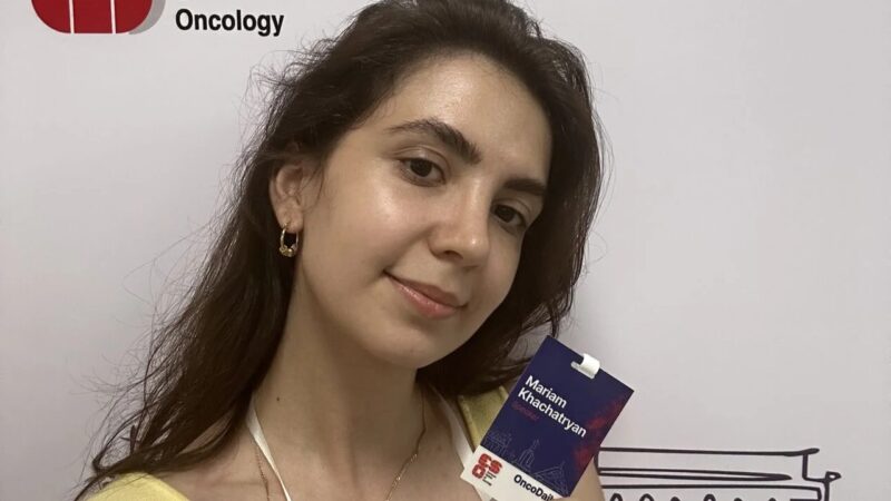 Mariam Khachatryan: Honored to Present a Case Report at the ESO-OncoDaily Educational Workshop