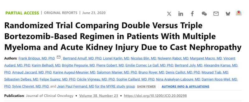 Rahul Banerjee: Early Daratumumab Effective for NDMM with Severe Cast Nephropathy