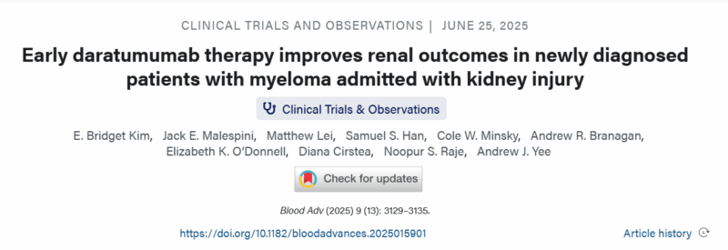 Rahul Banerjee: Early Daratumumab Effective for NDMM with Severe Cast Nephropathy