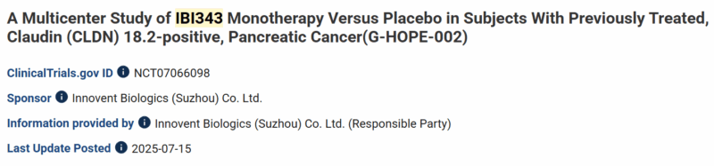 Minhua Chu: Novel Claudin18.2-Targeting ADC Drug for Pancreatic Cancer
