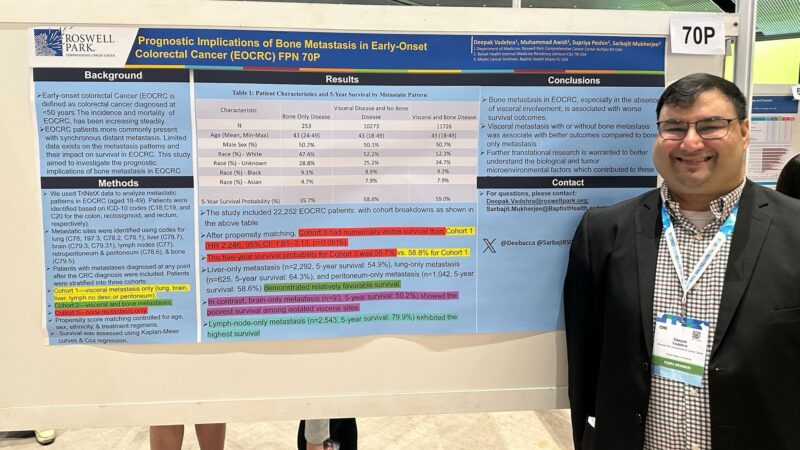 Sarbajit Mukherjee: Bringing Important Attention to the Young-Onset Colorectal Cancer Space