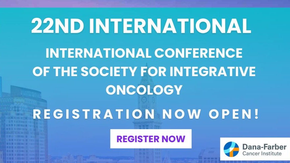 Registration Open for the SIO 22nd International Conference on Integrative Oncology