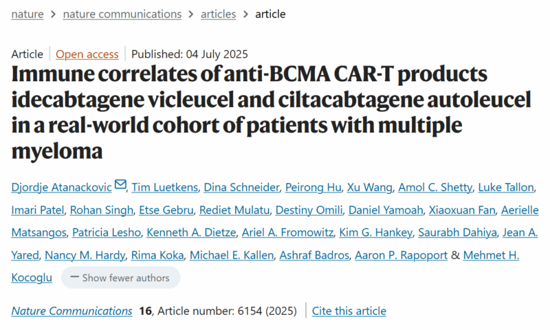 Myeloma Paper of the Day, July 4th, Suggested by Robert Orlowski