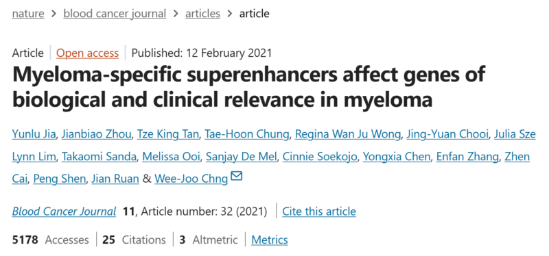 Wee Joo Chng: Presenting the Role of Superenhancers in Myeloma at the 2025 Asian Oncology Summit