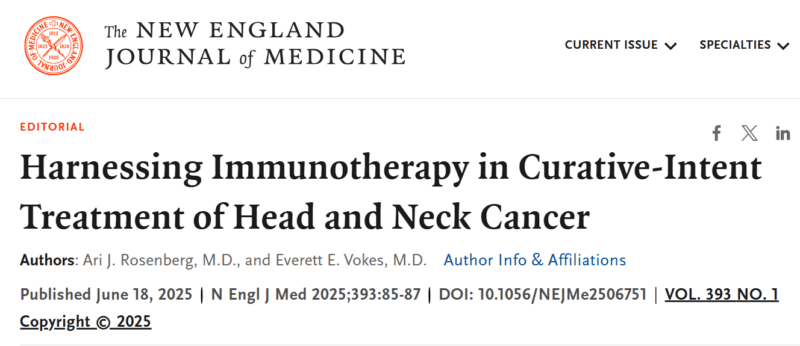 From Evidence to Insight: KEYNOTE-689 Trial and Editorial on Harnessing Immunotherapy in Head and Neck Cancer