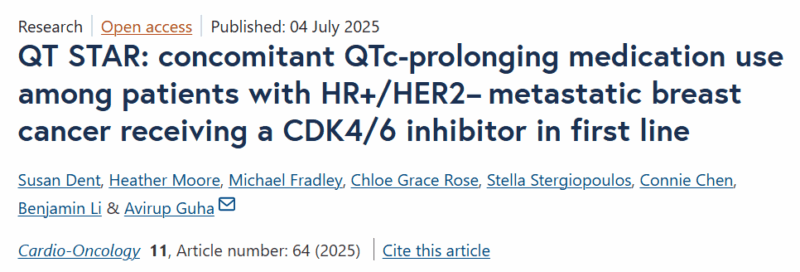 Avirup Guha: Cardiovascular Comorbidities and QTc Risks in HR+/HER2- Metastatic Breast Cancer