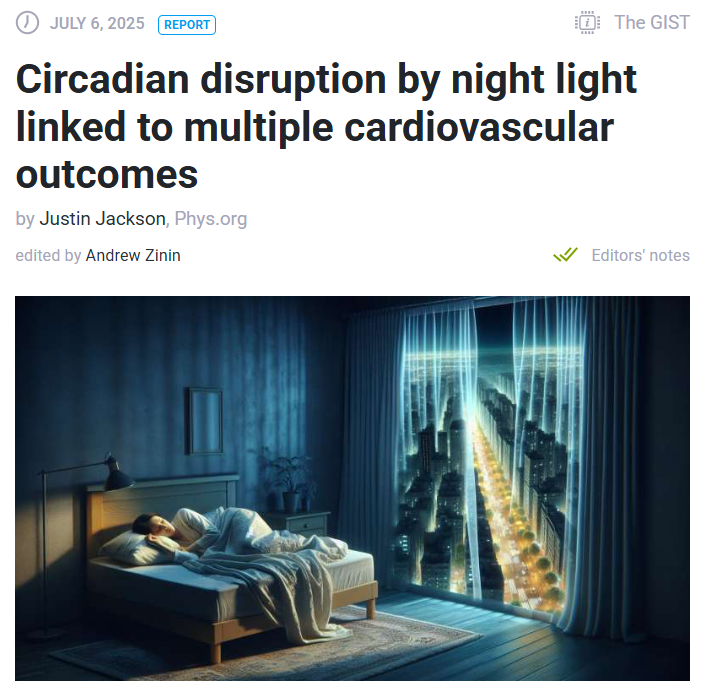 E. Shyam P. Reddy: Brighter Nights Showed Dose-Response Associations with Higher Risk