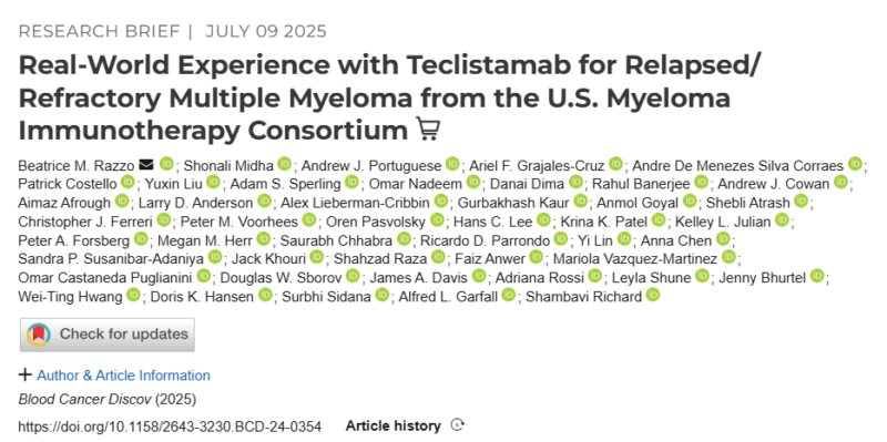 Myeloma Paper of the Day, July 10th, Suggested by Robert Orlowski
