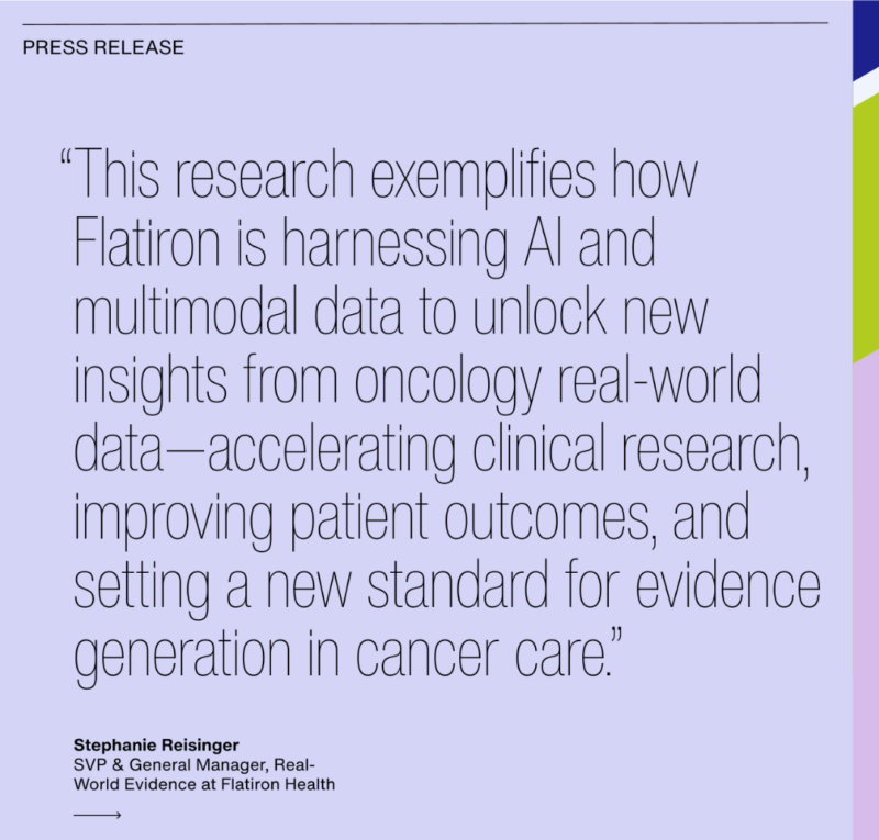 Neal Meropol: Proud moment for Flatiron Health