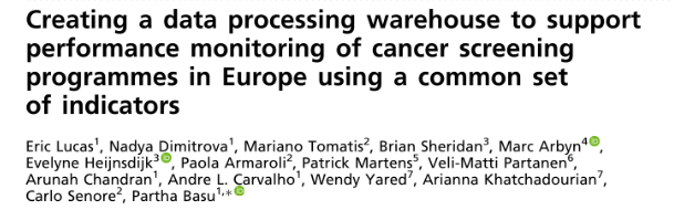 Partha Basu: Setting the Stage for the Third European Screening Report