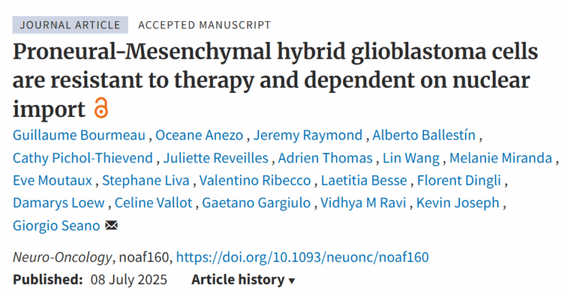 Giorgio Seano: Why Does Glioblastoma Always Outsmart Treatment?
