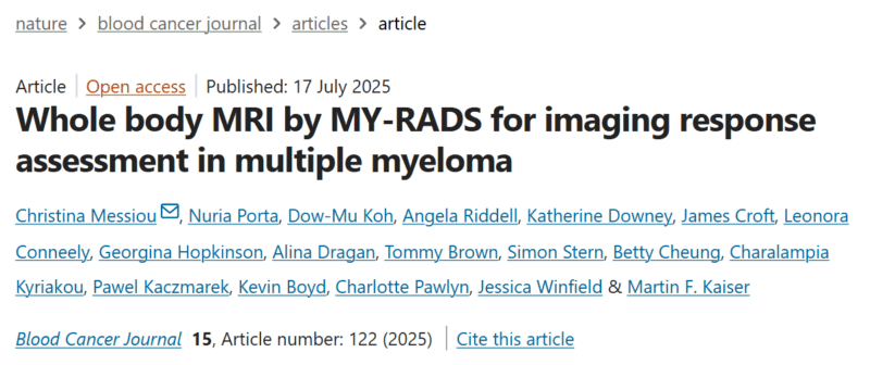 Myeloma Paper of the Day, July 19th, Suggested by Robert Orlowski