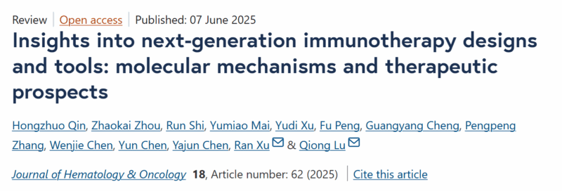 Hung Trinh: Molecular Mechanisms and Therapeutic Potential of Next-Generation Immunotherapeutic Tools