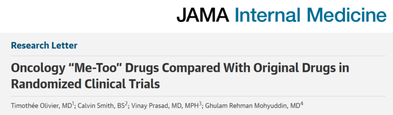 Timothée Olivier: How Often Do RCTs Compare Next-in-Class vs First-in-Class Drugs?