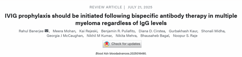 Myeloma Paper of the Day, July 22nd, Suggested by Robert Orlowski