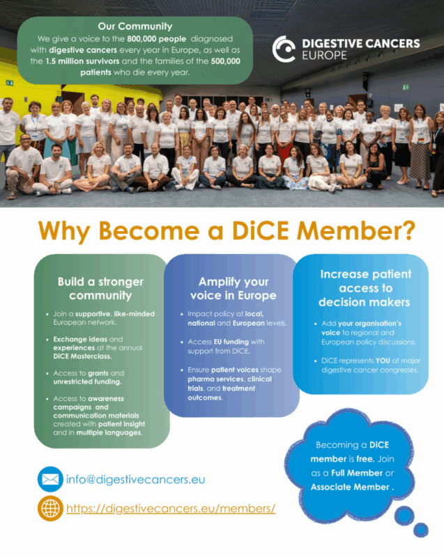 Digestive Cancers Europe Is Looking for New Member Organisations