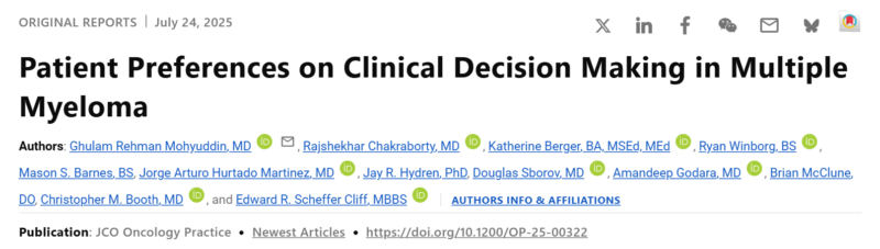 Myeloma Paper of the Day, July 25th, Suggested by Robert Orlowski