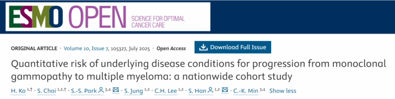Myeloma Paper of the Day, July 28th, Suggested by Robert Orlowski