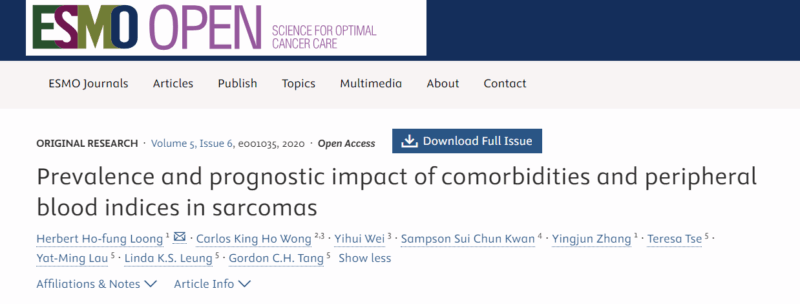 Herbert Loong: Had an Opportunity to Introduce and Discuss Soft Tissue Sarcomas at Radio Television Hong Kong