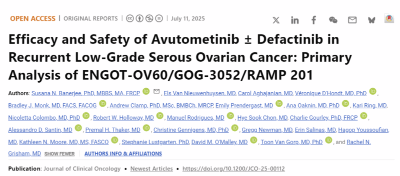 Amol Akhade: Promising Results in Recurrent Low-Grade Serous Ovarian Cancer
