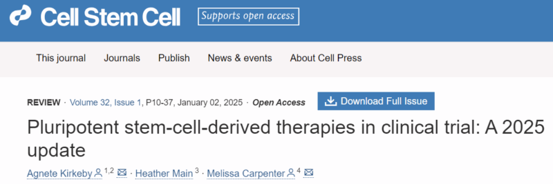 Hung Trinh: Pluripotent Stem-Cell-Derived Therapies in Clinical Trial